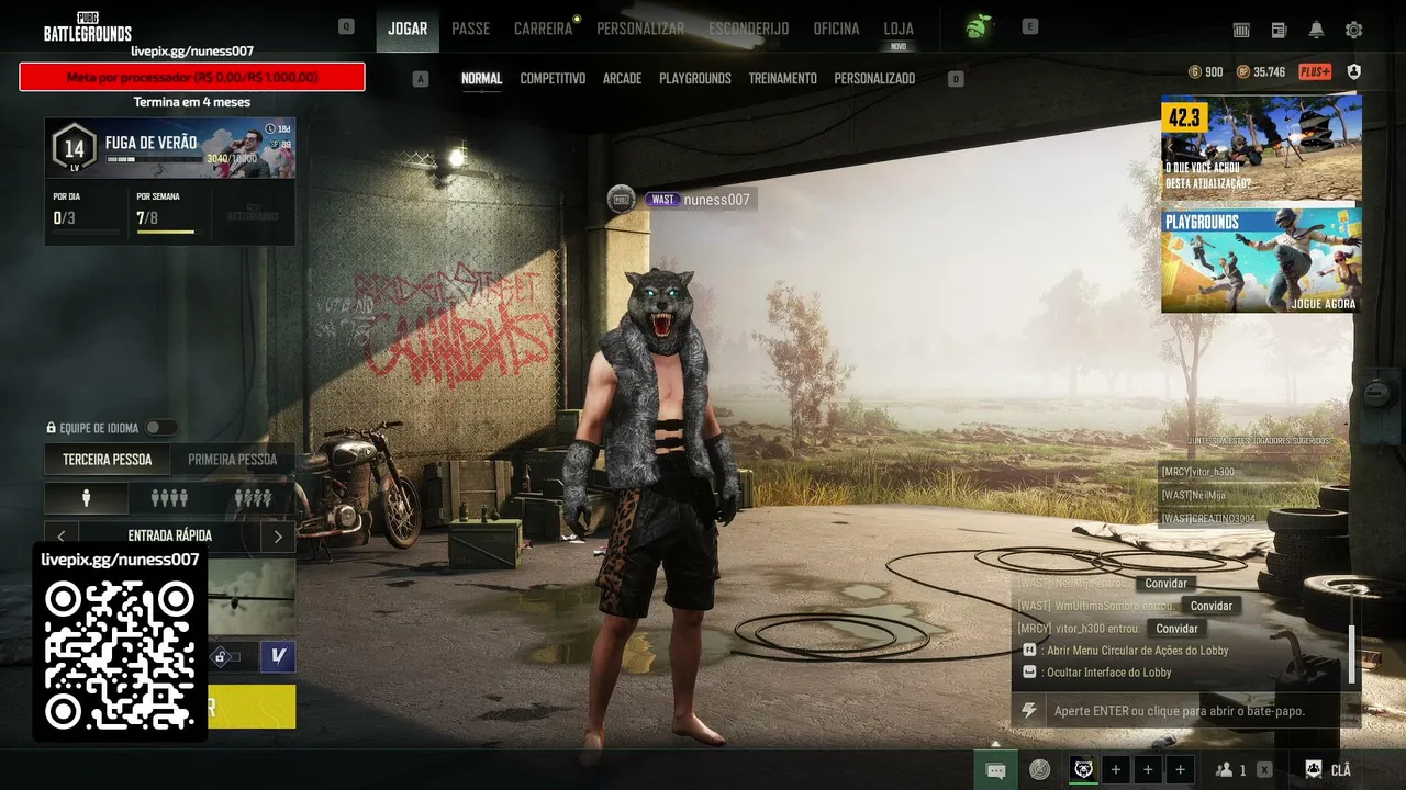 +18 | Goiás RP | 👑 NO COMANDO DA T.D.V !!! NOVA JORNADA / BloodStrike / PUBG BATTLEGRO