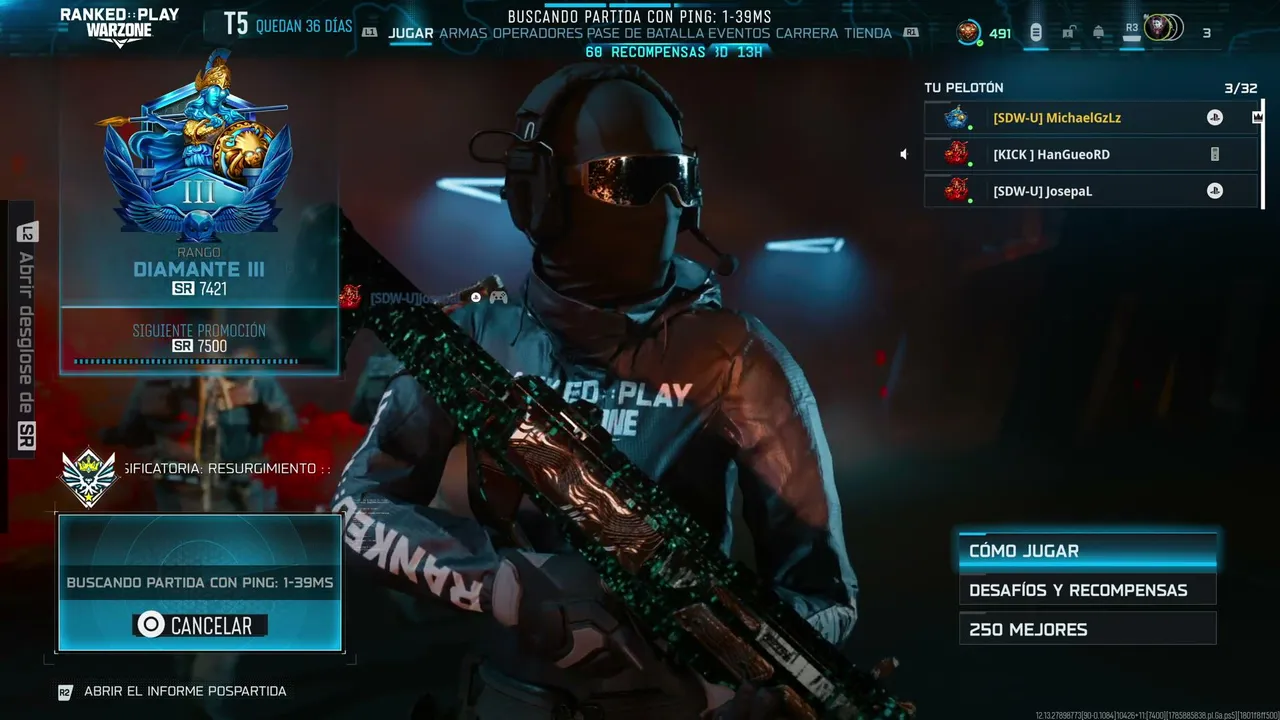 WARZONE RANK
