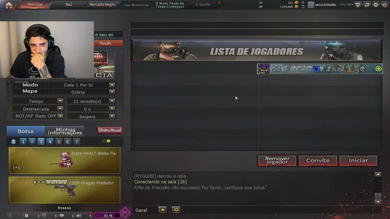 vendo de ferias com ex vambora, jaja jogar um crossfire