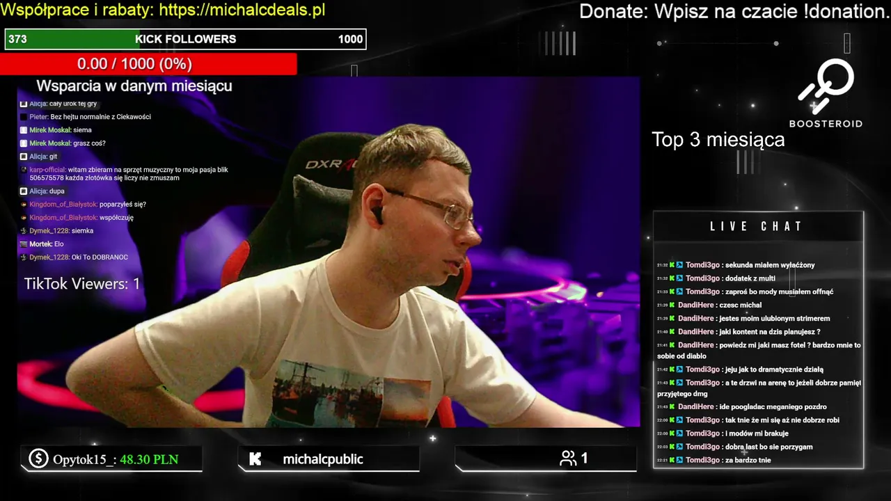 Rozmowy, muzyka, commentery i gry | !music, !sub, !donation, !sr (only subscribers)