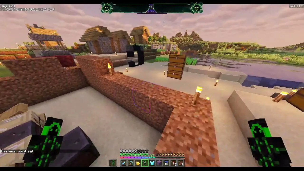 Hardcore Survival Minecraft Forever World Day 40+