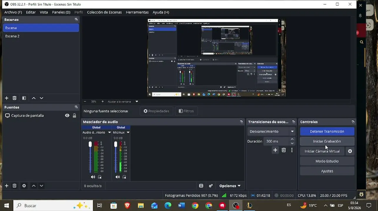 My first stream.