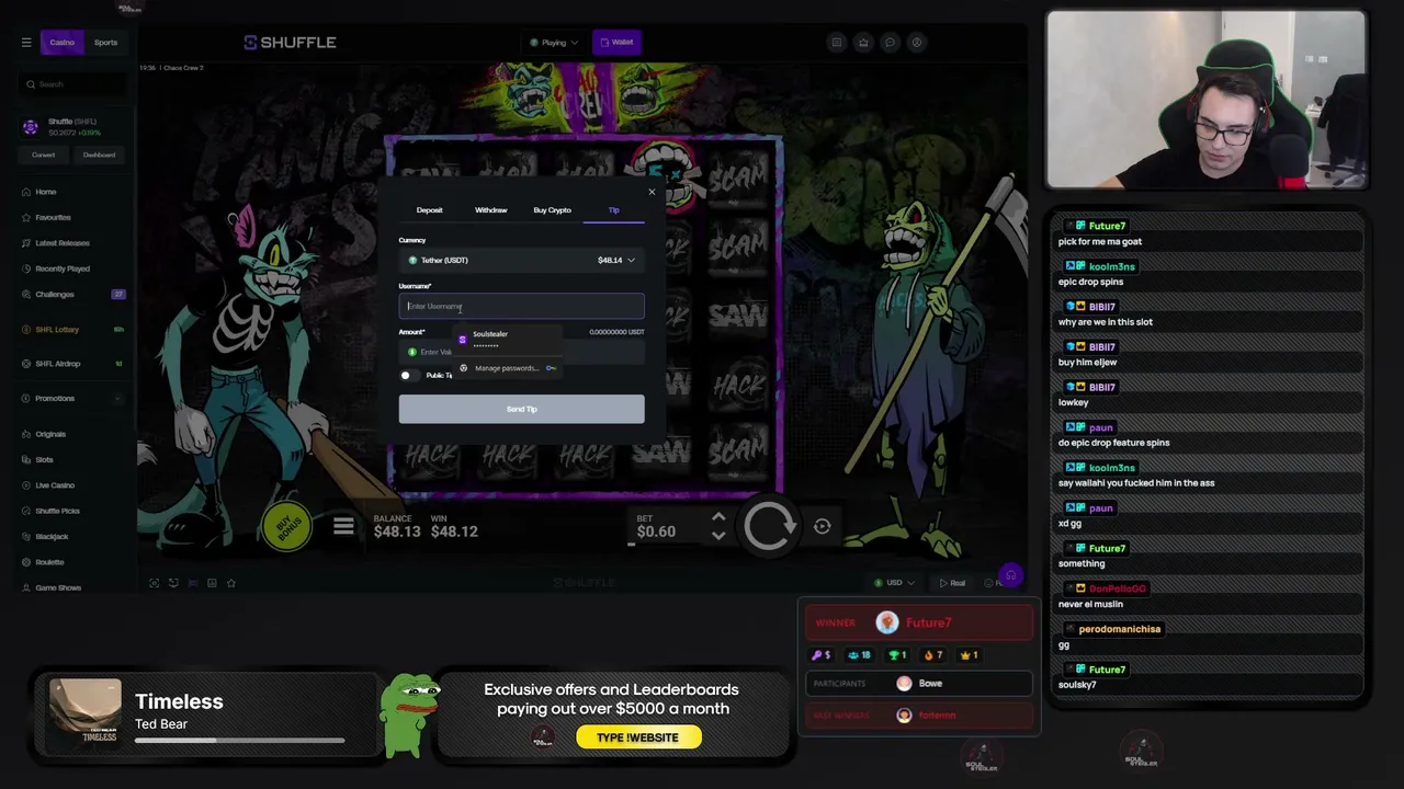 💚I AM ABOUT TO WIN, BELIEVE ME! OR DON'T! I STILL WIN! NOW💚 | !website !instagram !tiktok !youtube !shuffle