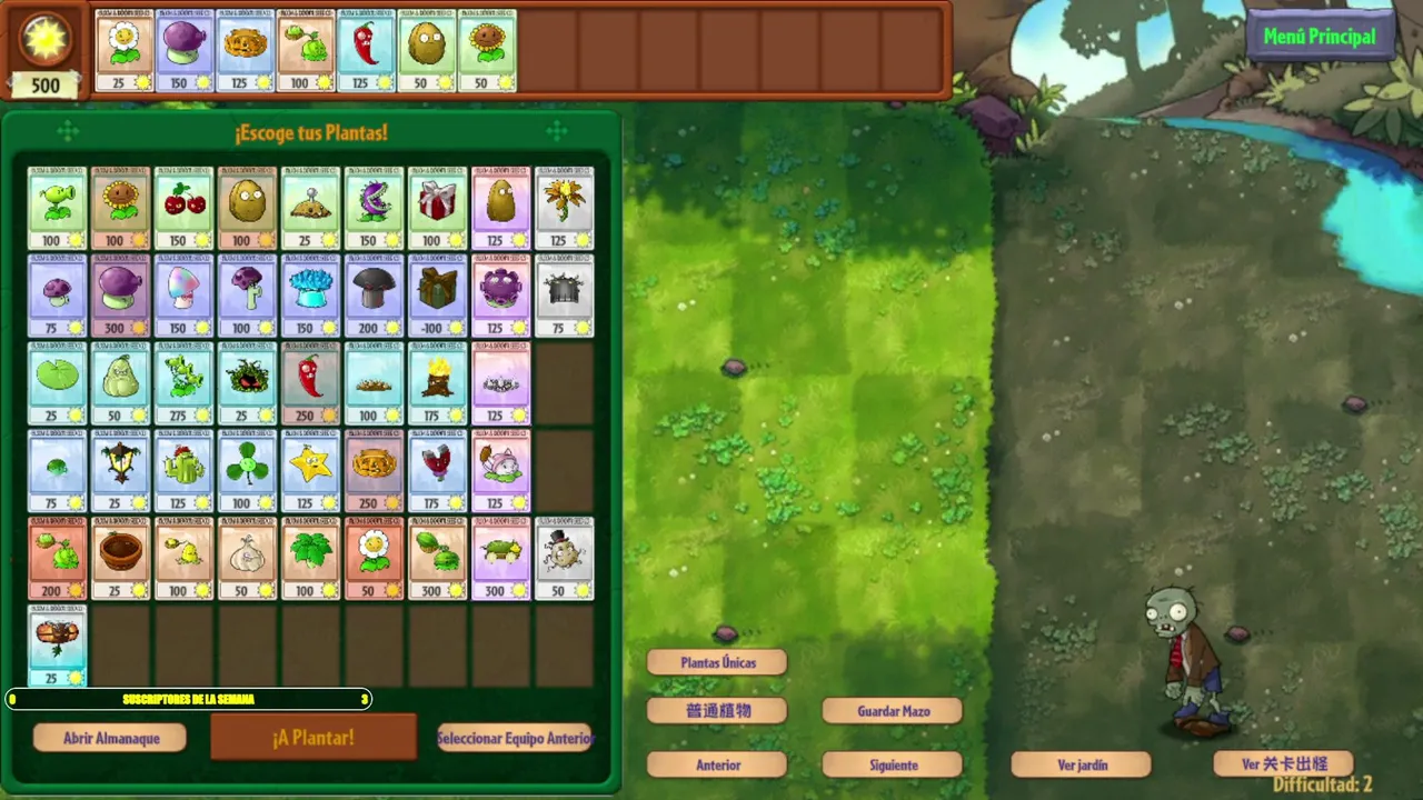 Fusiones en Plantas VS Zombies