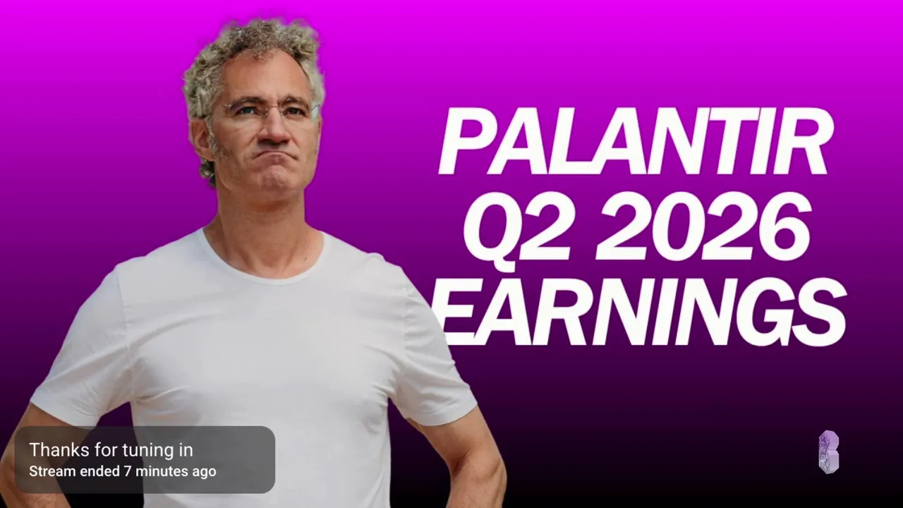 PALANTIR Q2 2026 EARNINGS REACTION