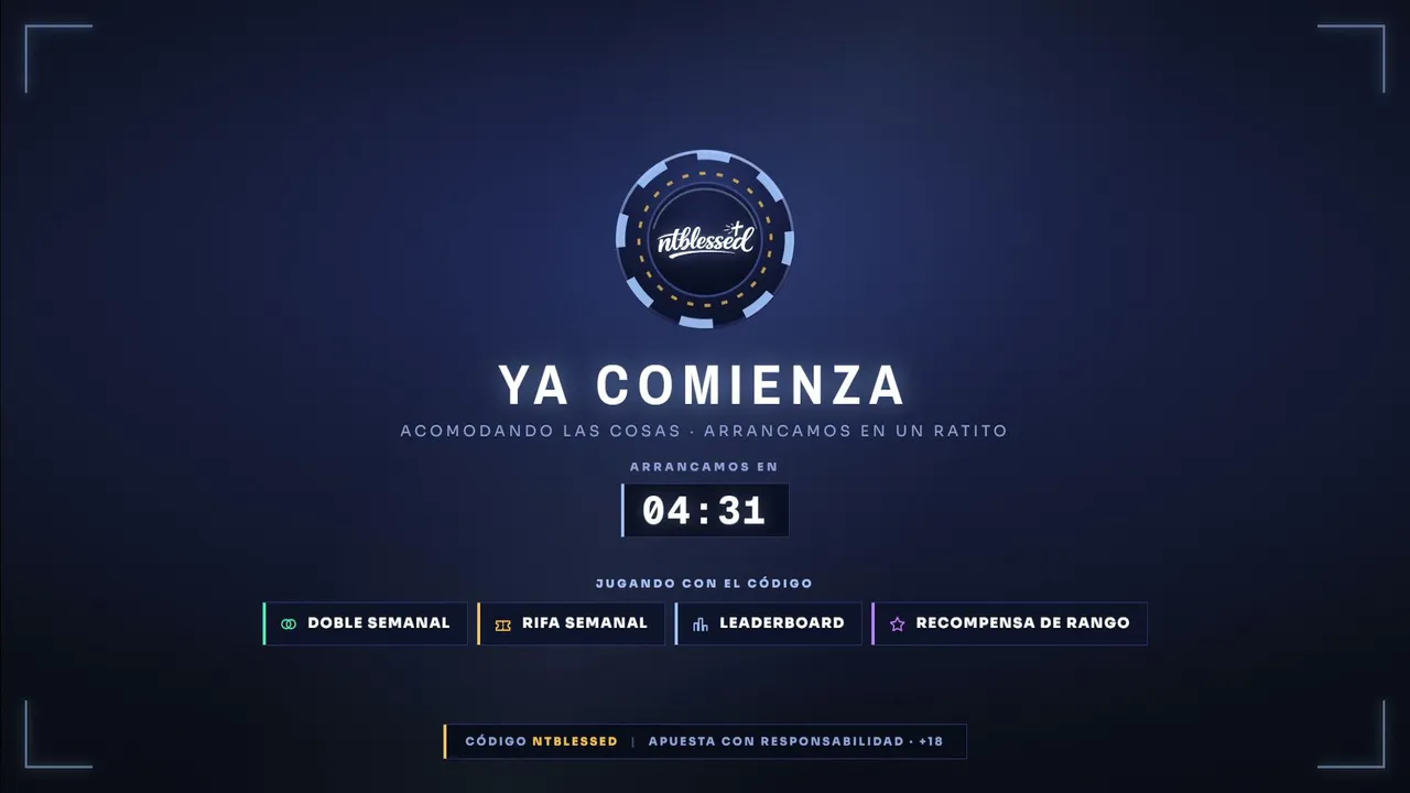 BONUS HUNT🍀 !hunt para callear 🌧️ $600 START | 💣 DOUBLE WEEKLY💣 🎟️ RAFFLE WEEKLY 🎟️ | 🏁 LEADERBOARD 🏁 | 🇨🇱🇦🇷 +18 | !rainbet !ds