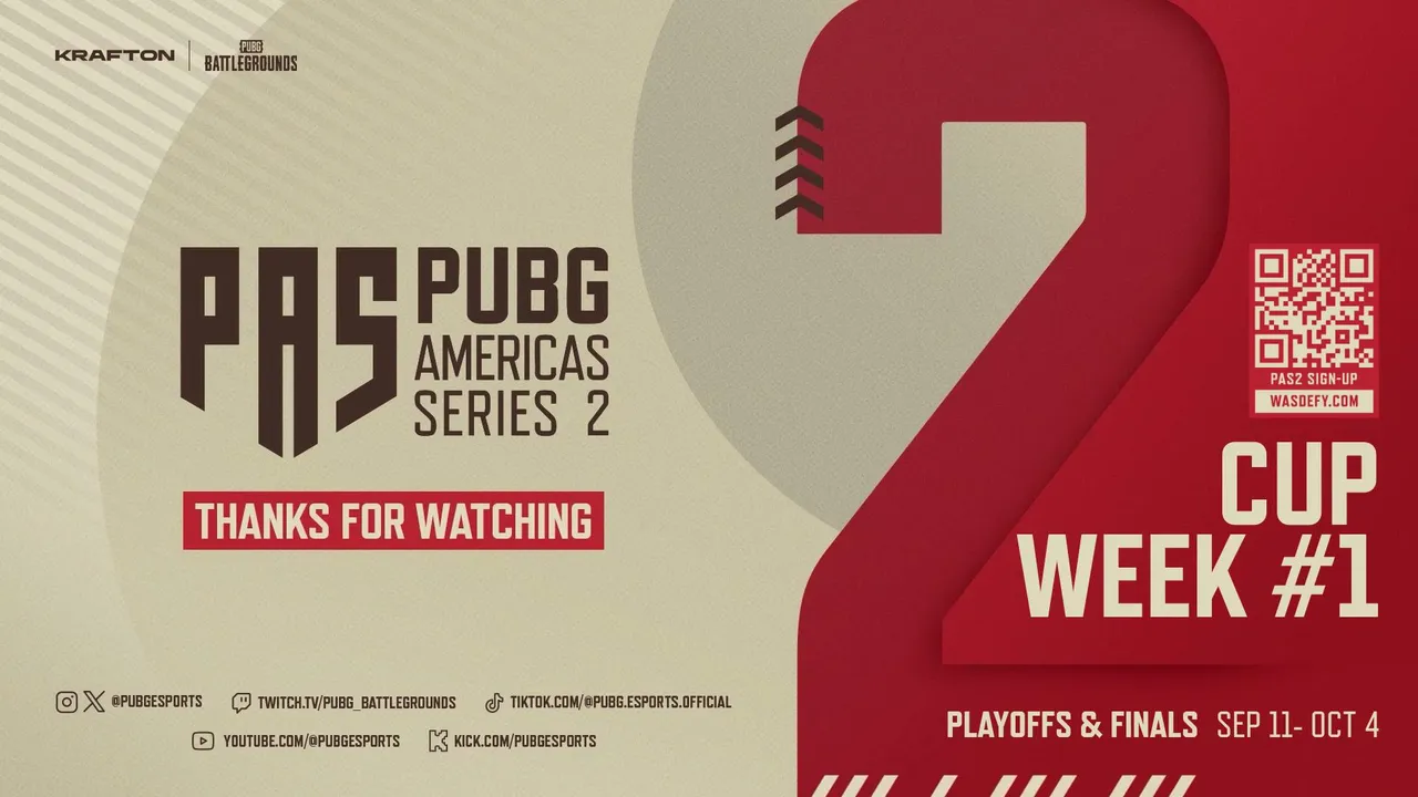 PUBG Americas Series 2: Cup - Week 1