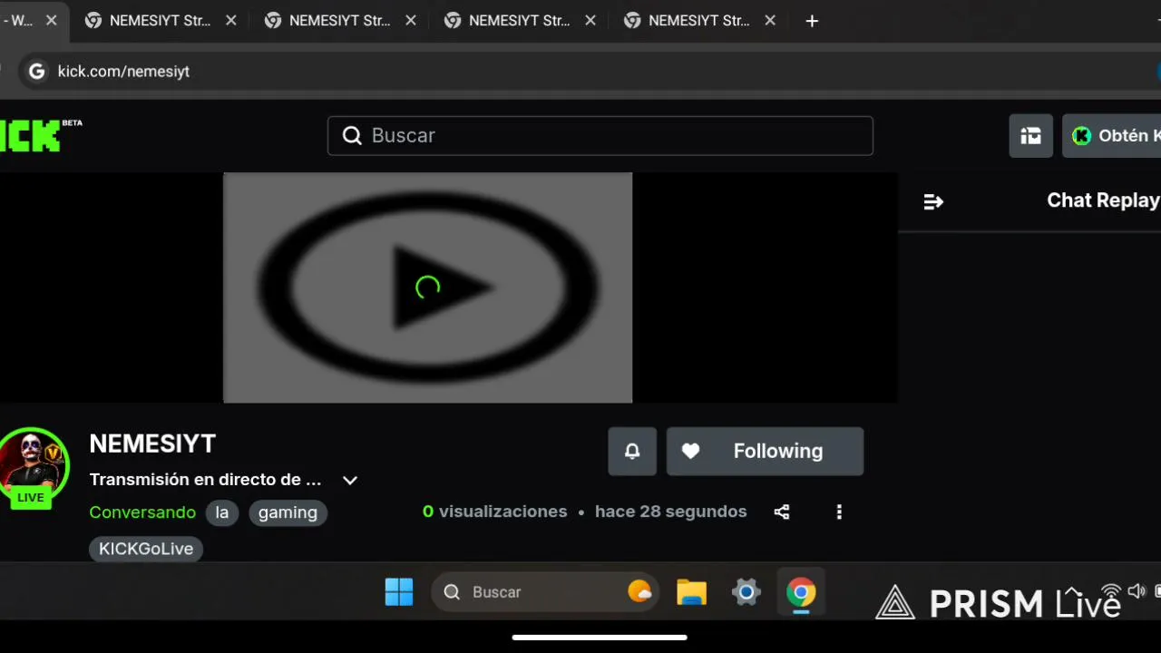 Transmisión en directo de NEMESIYT