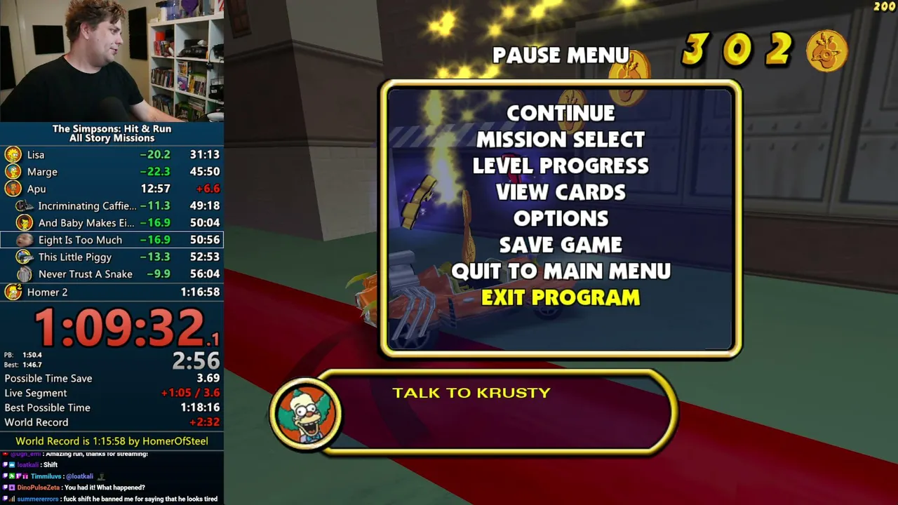 The Simpsons: Hit & Run All Story Missions Speedrun
