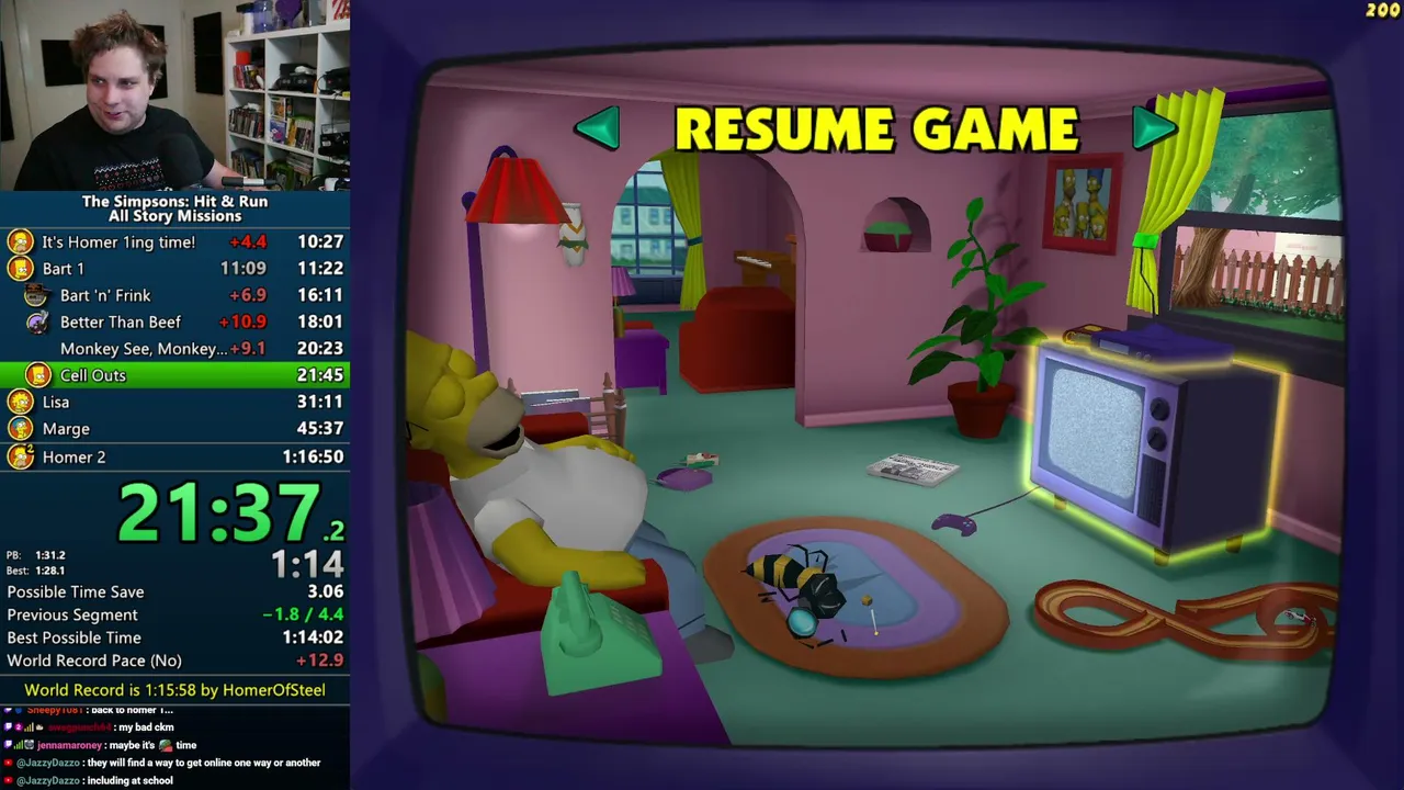 The Simpsons: Hit & Run All Story Missions Speedrun