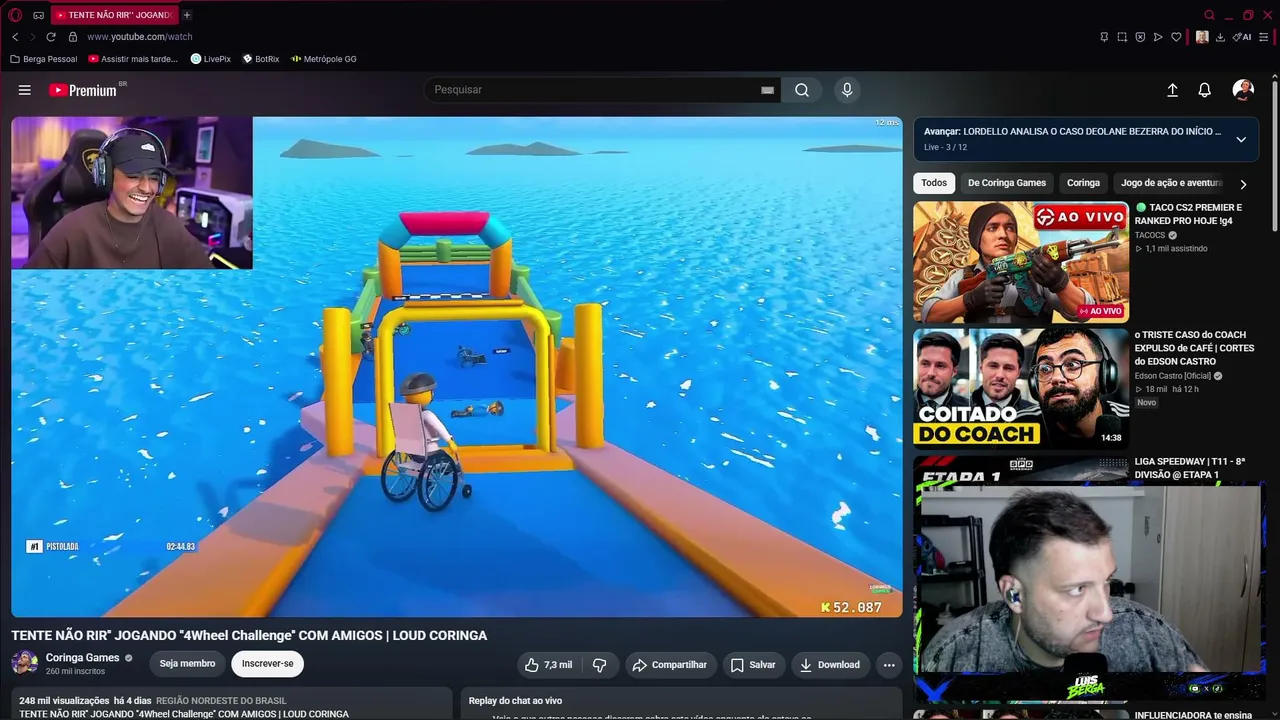 Dia 1 tentando ser streamer, chega junto !