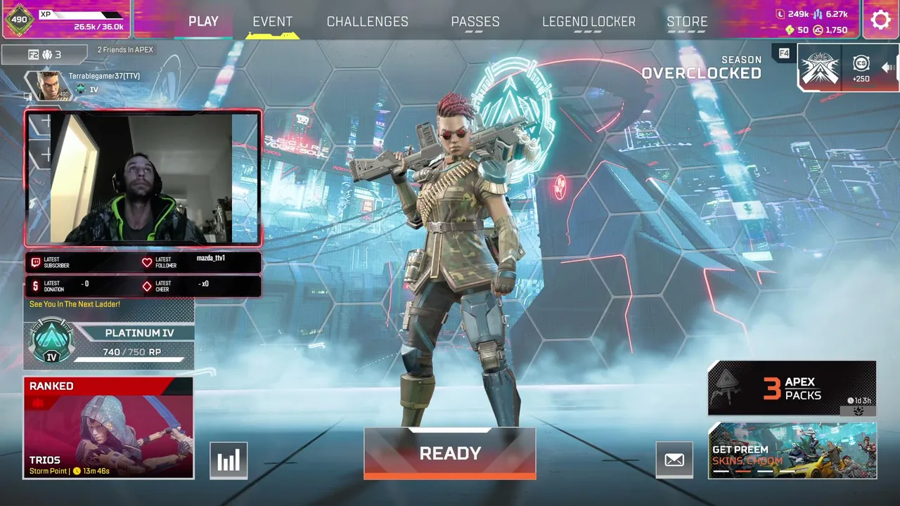 APEX RANKED!!! pressure makes diamonds!