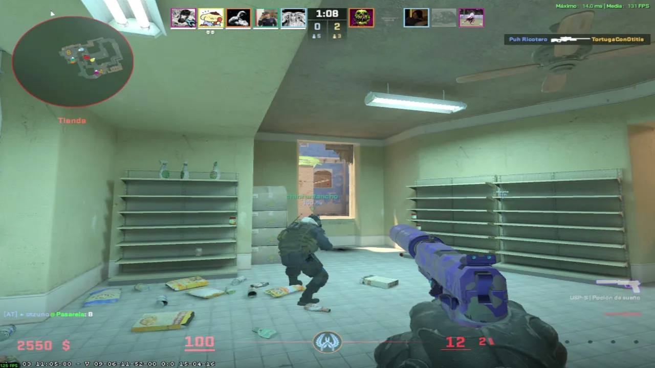 Jugando 1 horita al cs2