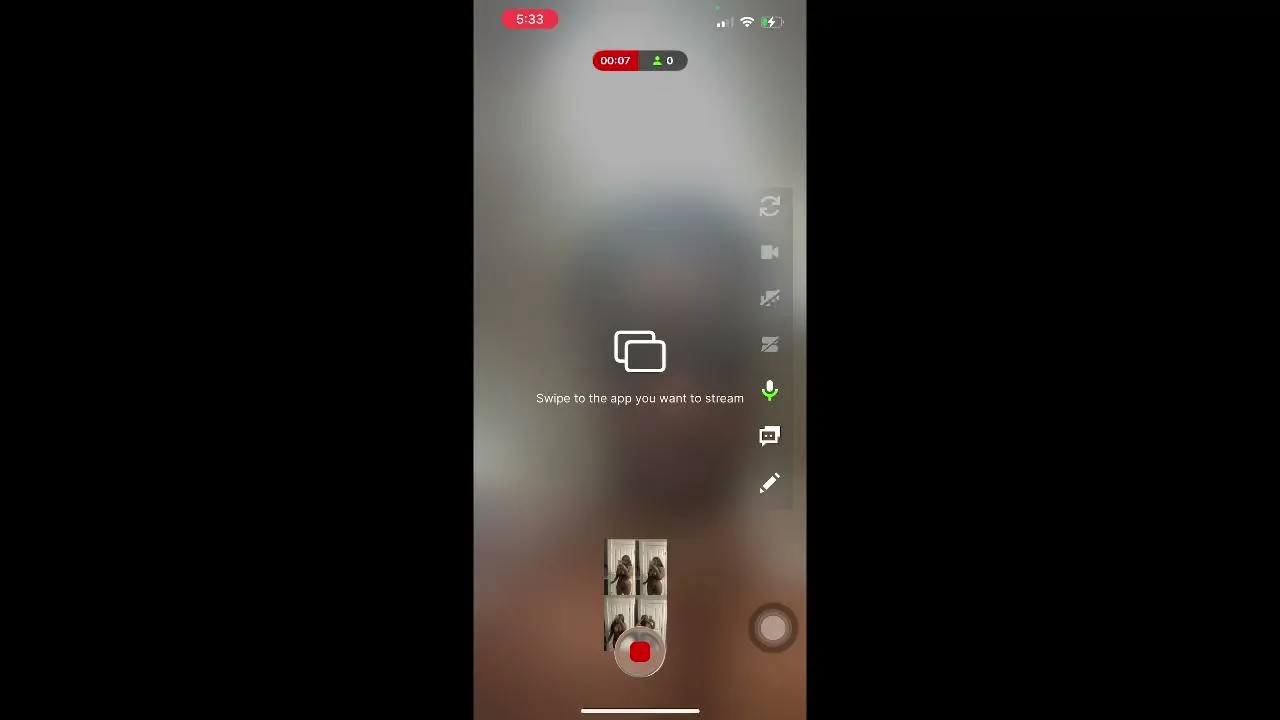My first stream.