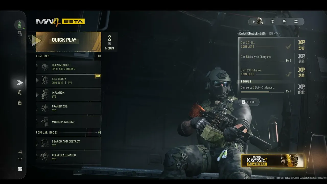 Modern Warfare 4 Beta