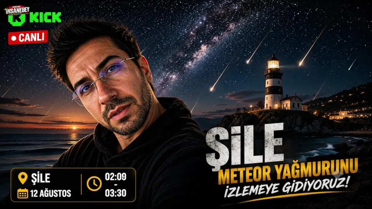 METEOR YAĞMURUNU İZLEMEYE GİDİYORUZ! | KARTAL → ŞİLE