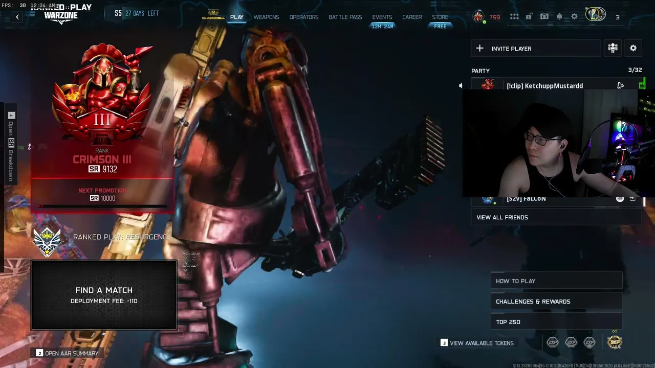 its bulkin season - #99999999 Korean Soldier - wz with randoms
