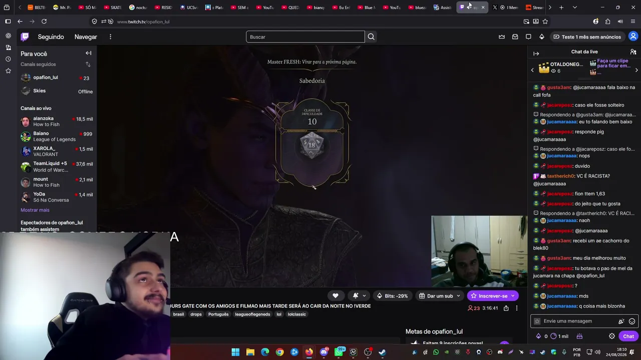 My first stream.