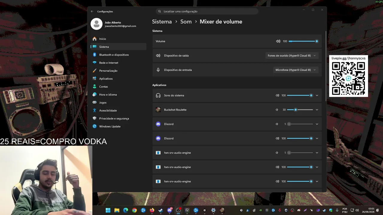 My first stream.