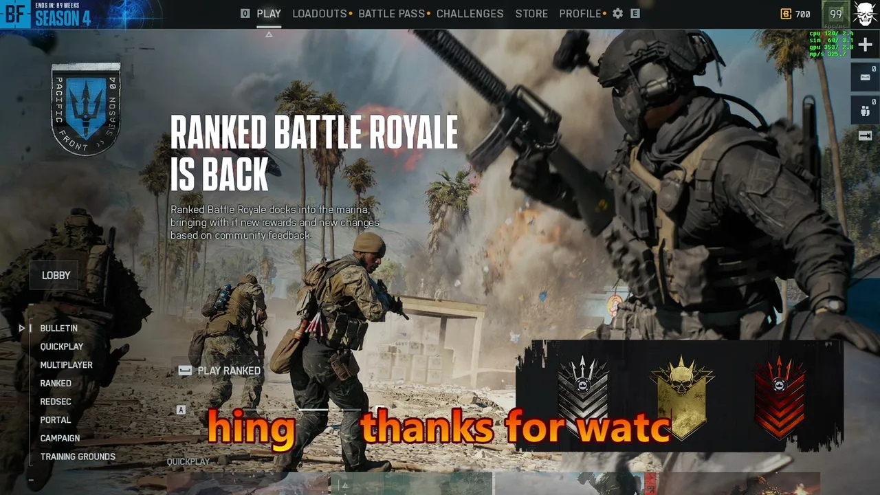 playing Battlefield 6