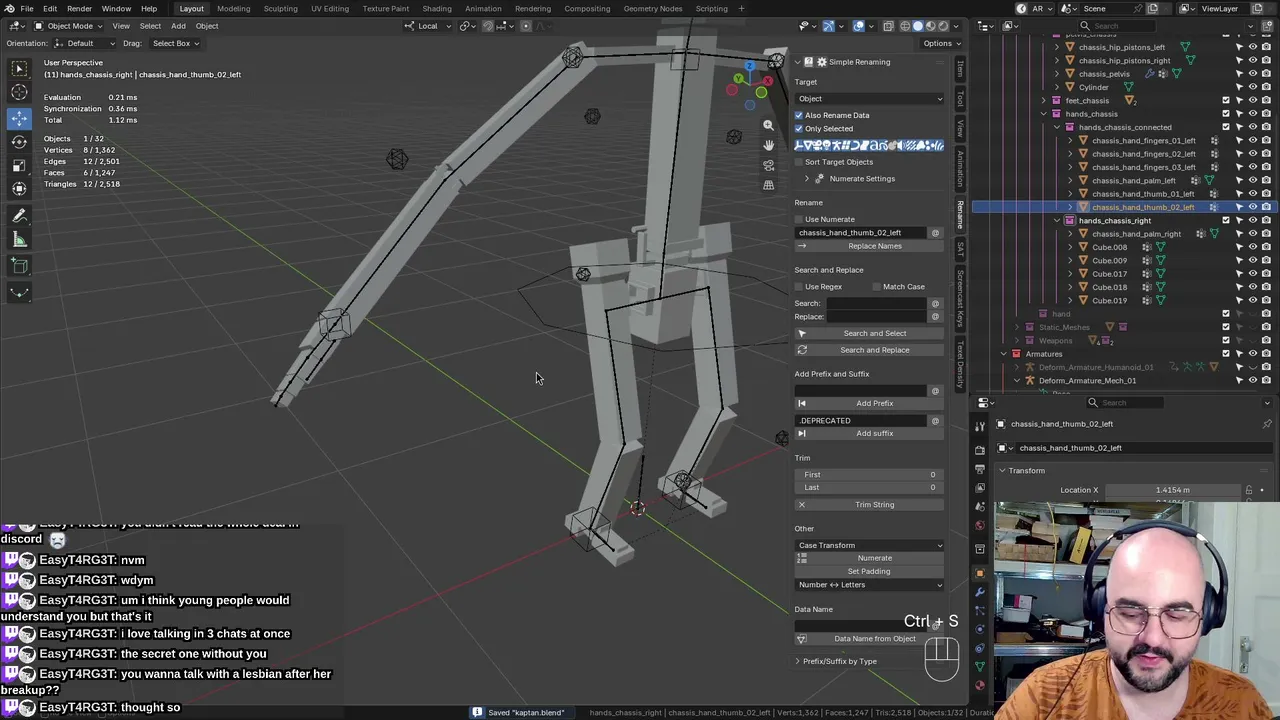 Bald Man Gains IQ Learning GameDevelopment Using Godot And Blender.
