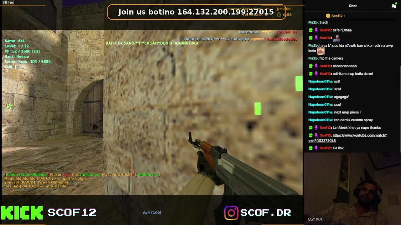 Joing us cs 164.132.200.199:27015