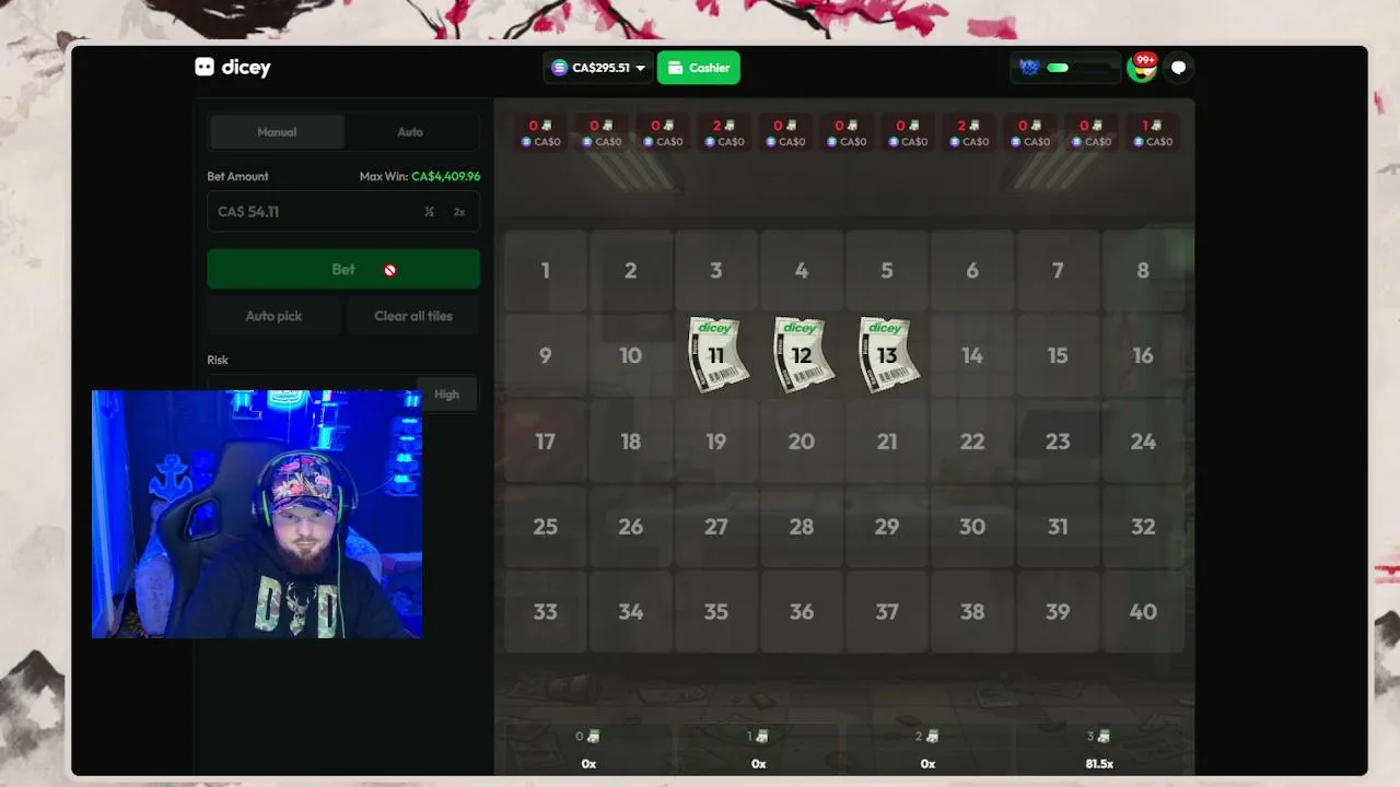 $5,000 CAD lets ride  !Dicey $7500 LB Live