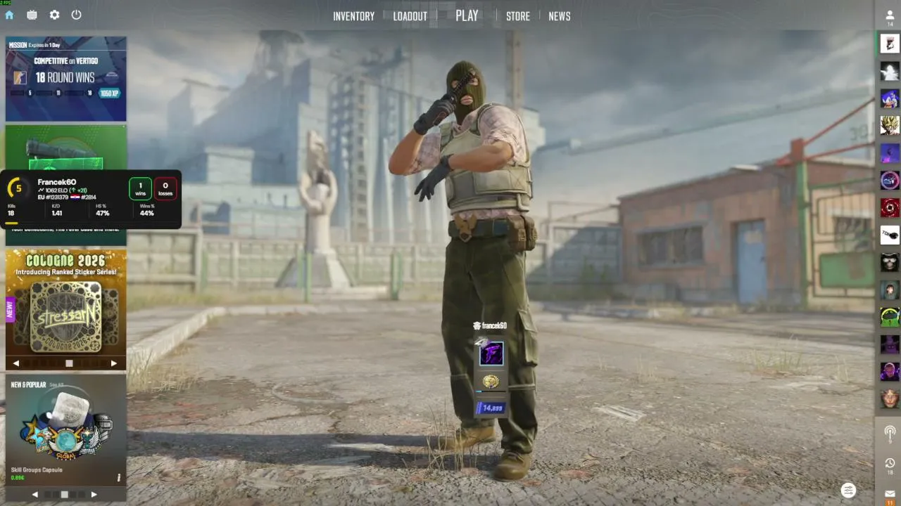 CS | Faciet  |ENG/Balkan |  elo hunt|