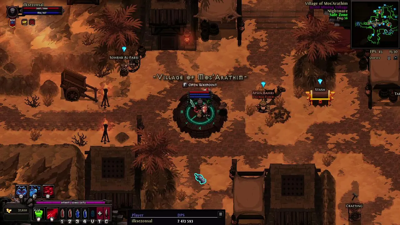 Hero Siege ile sohbet yayını
