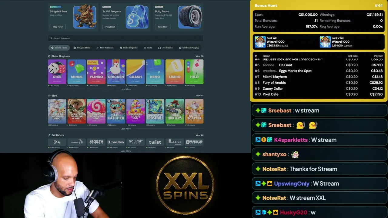 XXL Spins | Bonus Hunt | $1k Start