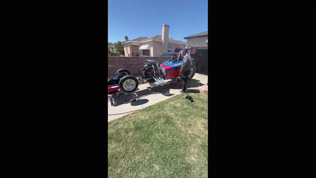 Niece in her Drag Racing Car 🔥😮‍💨😍