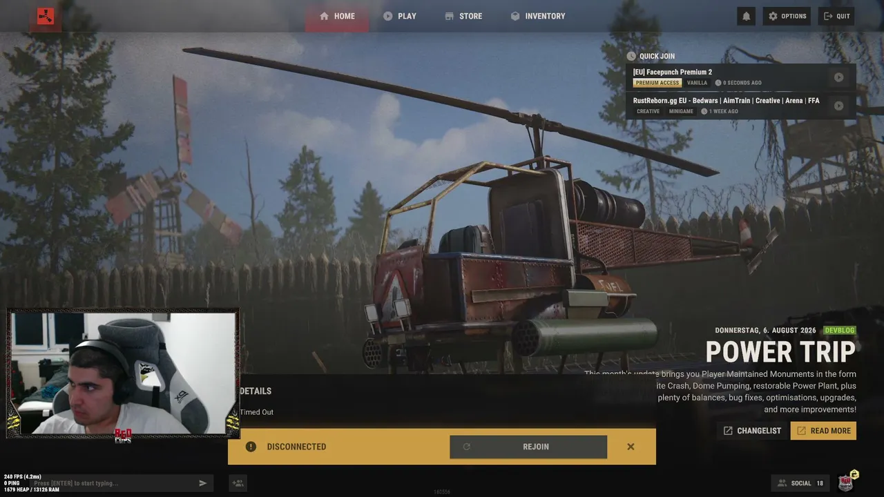 Rust Stream Starting! Anything Can Happen: PvP, Raid & Fun 💥امروز Rust می‌زنیم؛ از فارم تا ریید و PvP… همه توی یه لایو! 🌲⚔️