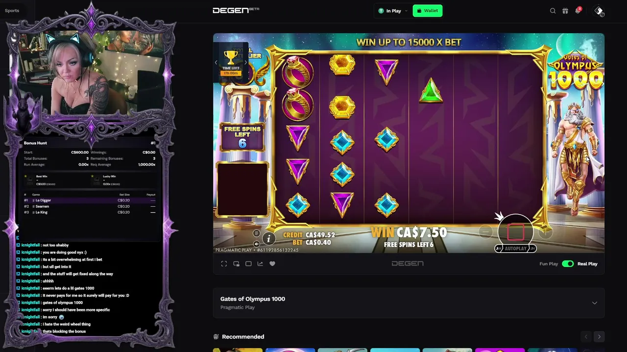 My first stream.