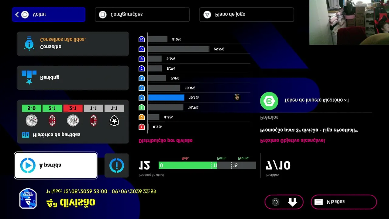 Vamos para live!