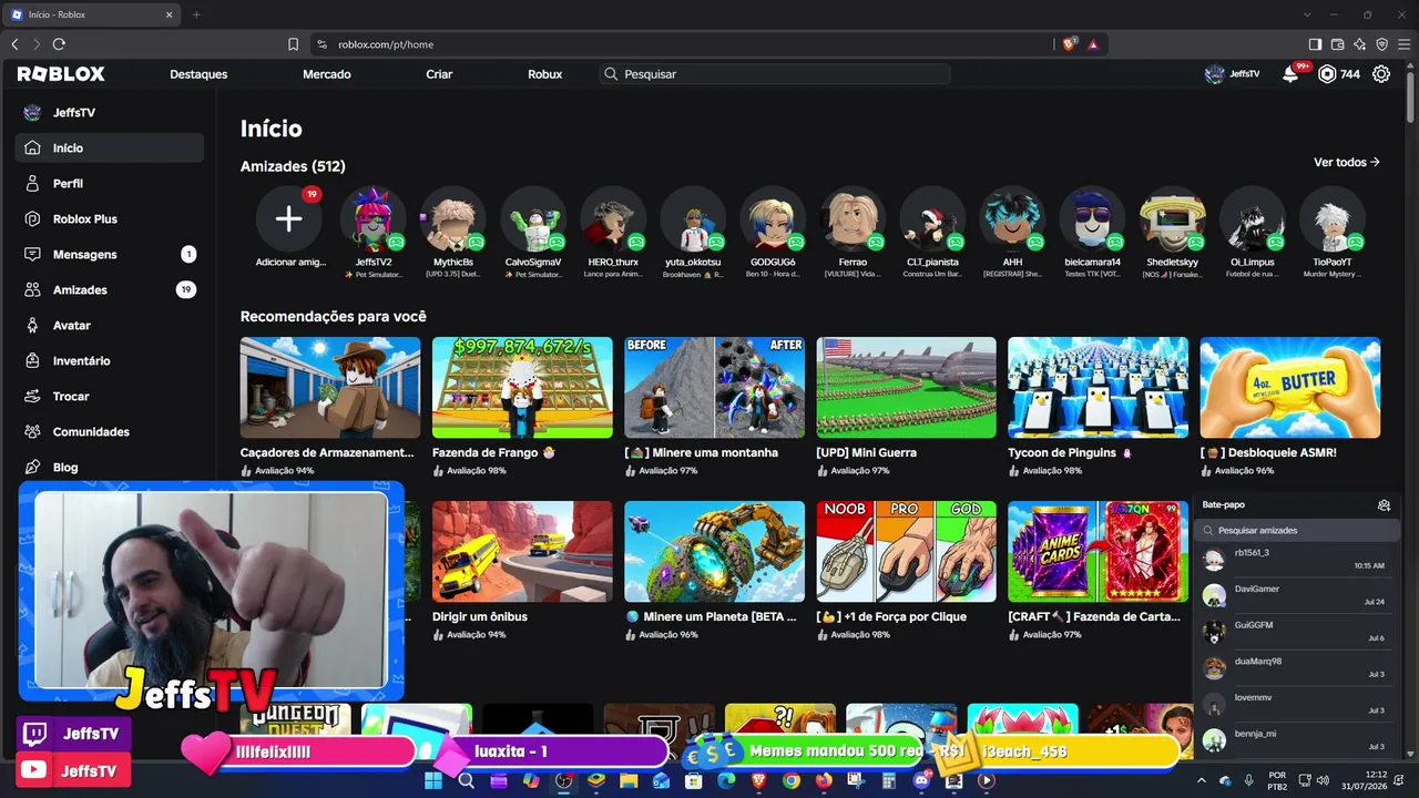 🔥Roblox🔥 Bora vem jogar!