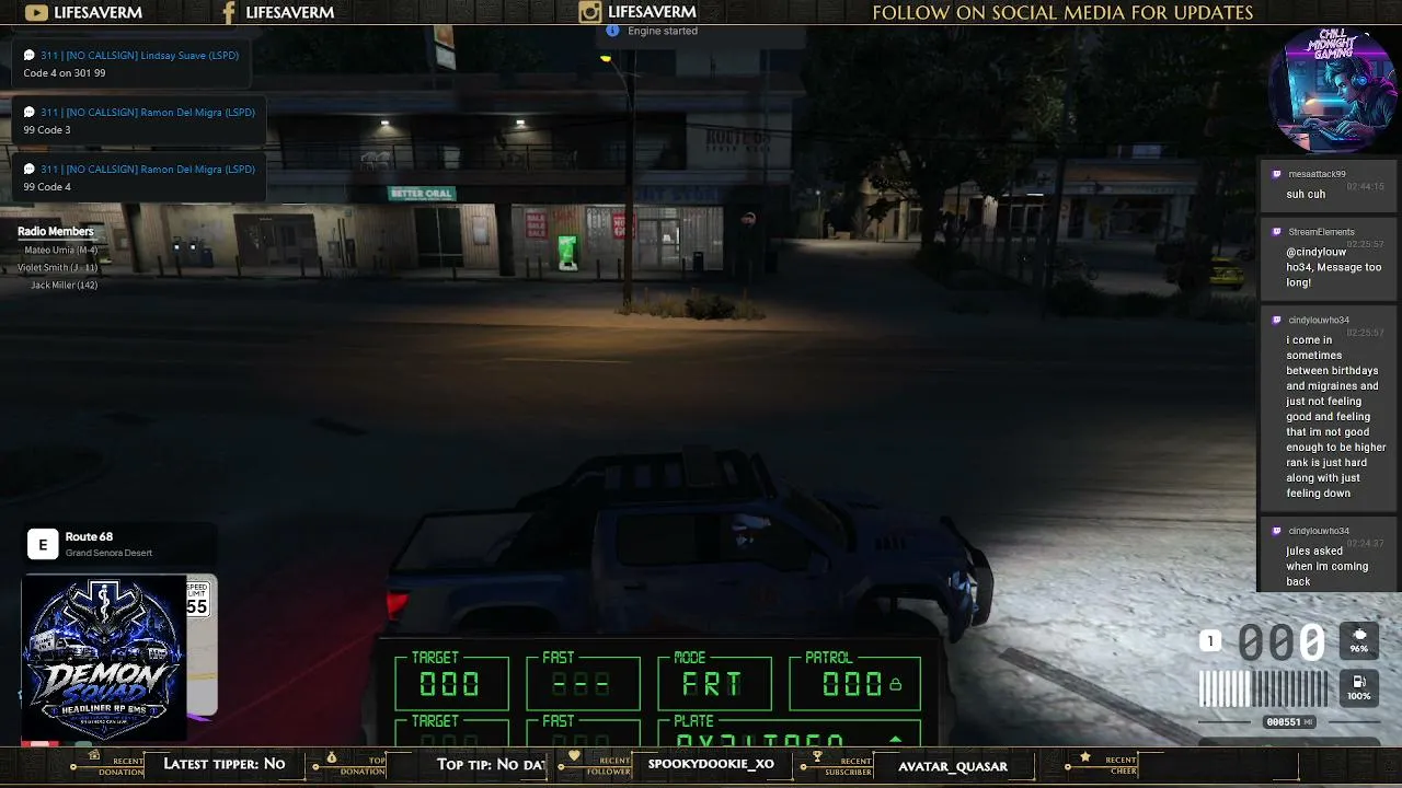 Mateo Umia/Manuel Reyez | Chill Midnight Gaming | HeadlinerRP - Mateo saving the city!