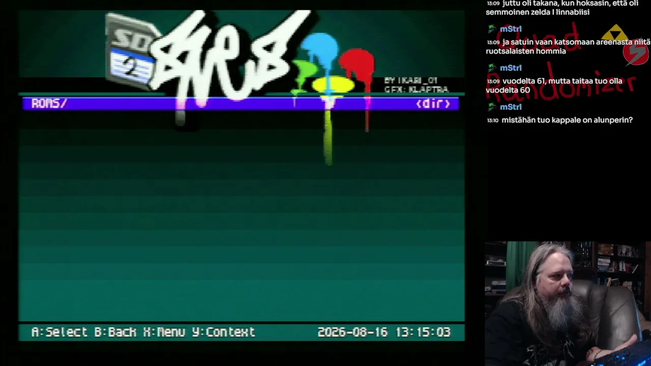 [FIN\ENG] 6th of 10 Quad Randomizer Challenges. Episode: Roids done. Today both Zeldas maybe?