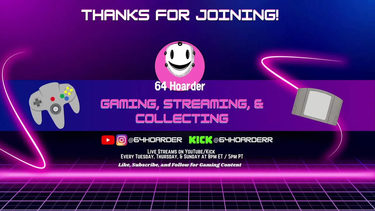 My first stream.