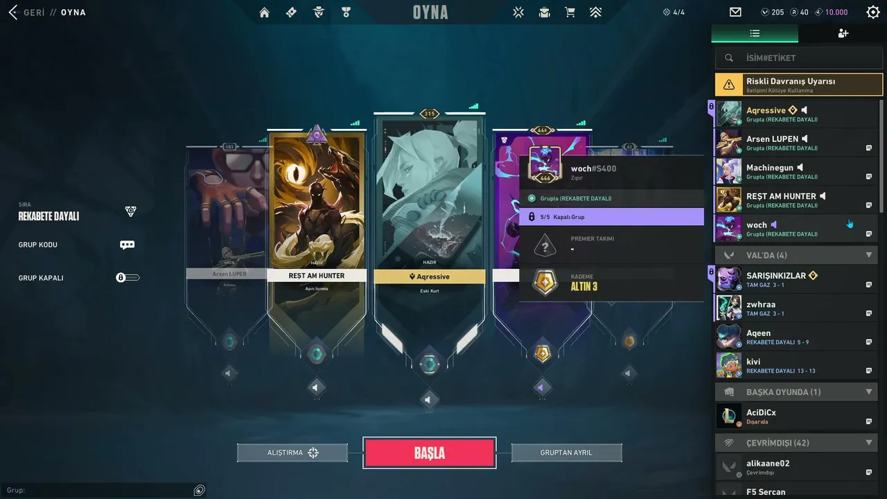 VALURANT RANKED