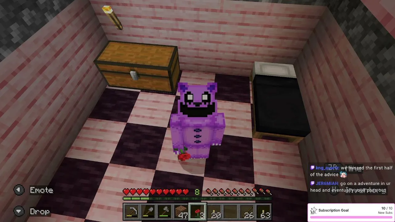 fall asleep while i play minecraft 🌙