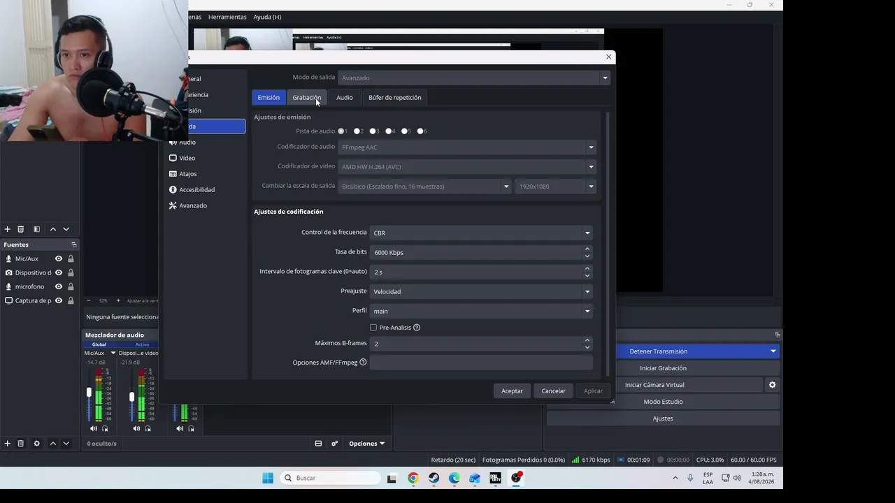 My first stream.
