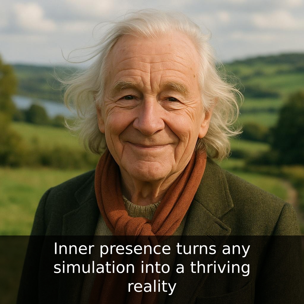 7 - Inner presence turns any simulation into a thriving reality