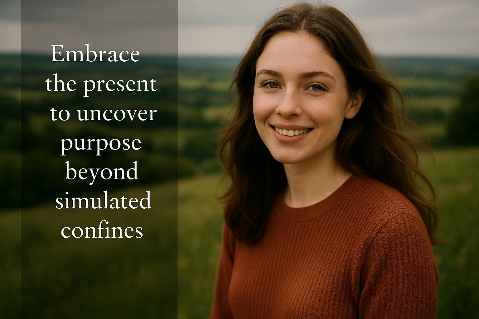 9 - Embrace the present to uncover purpose beyond simulated confines