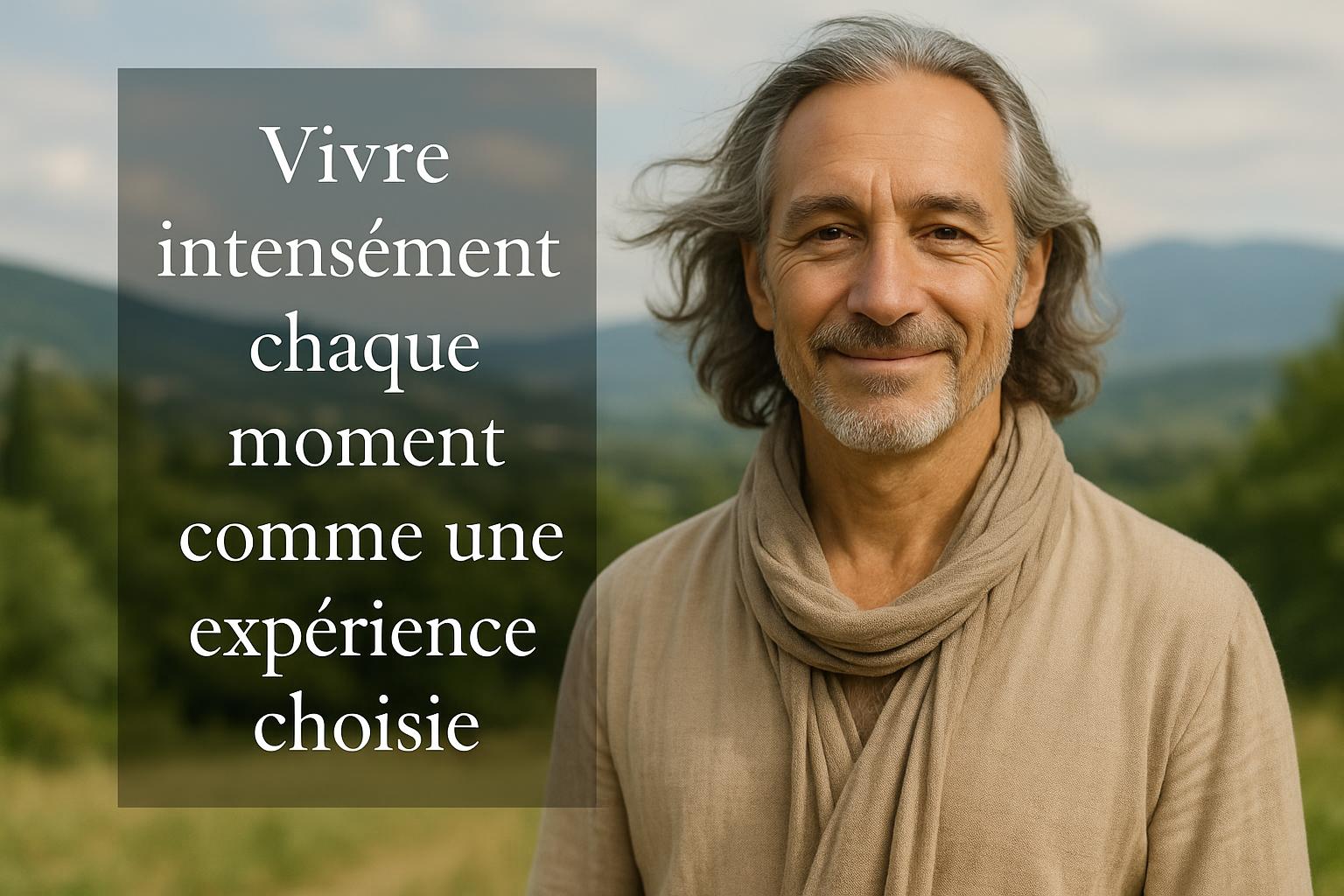 6 - Vivre intensément chaque moment comme une expérience choisie