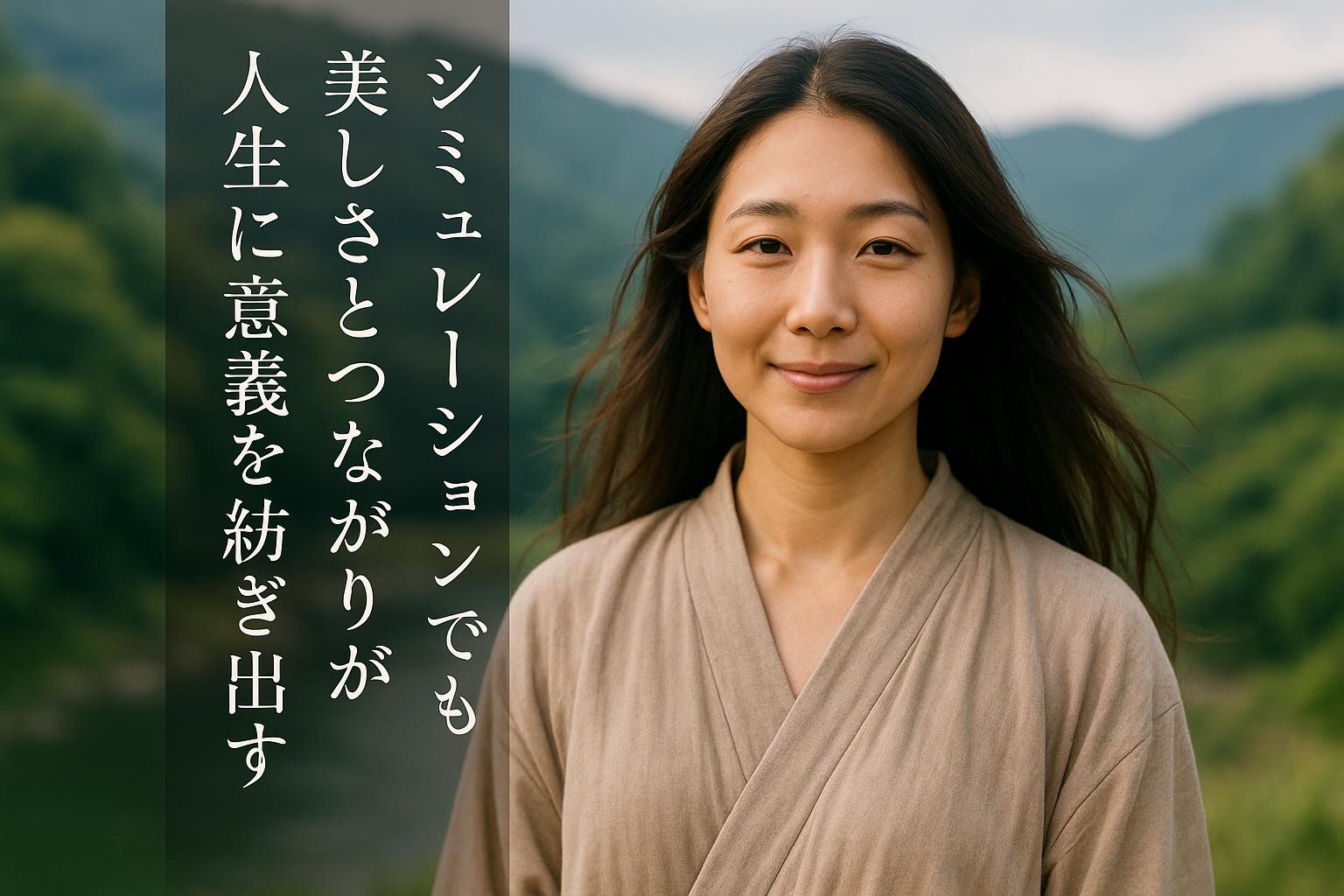 8 - シミュレーションでも美しさとつながりが人生に意義を紡ぎ出す