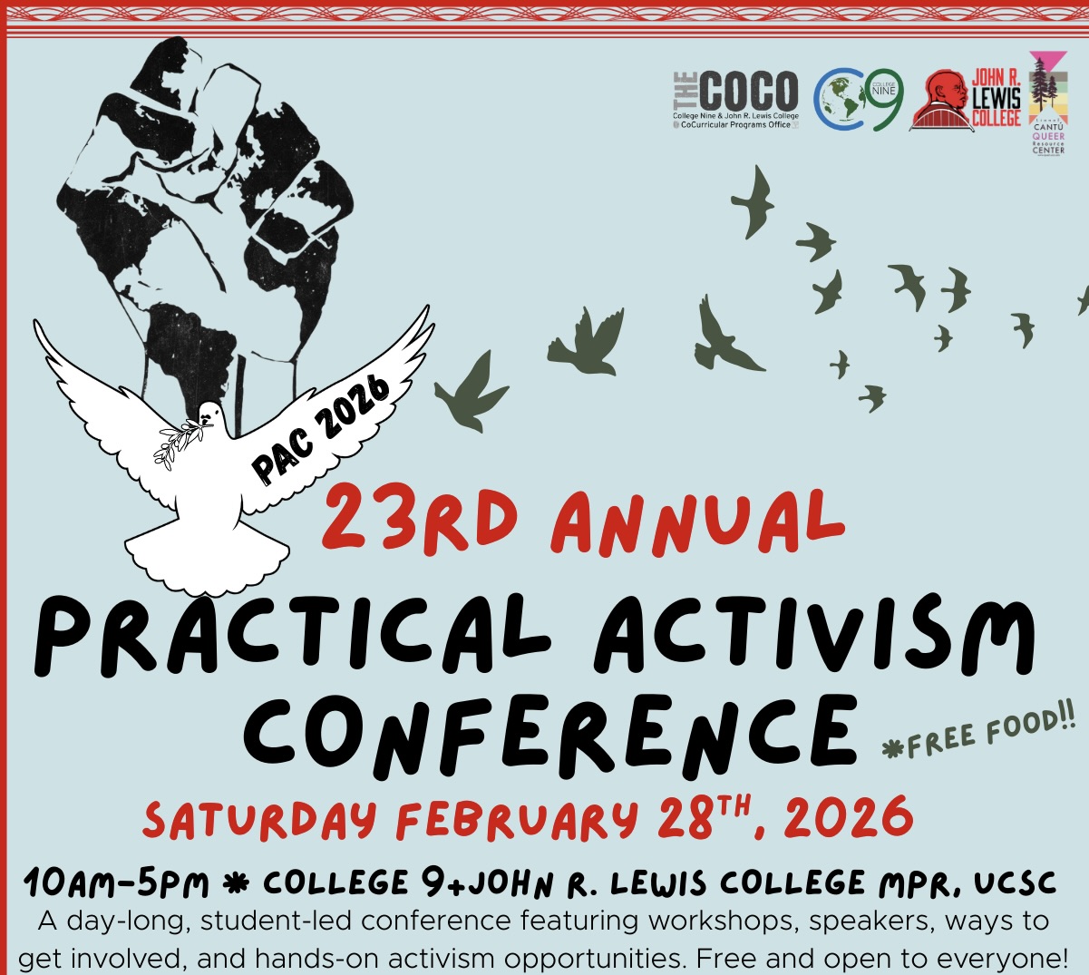 23rd Annual Practical Activism Conference at UCSC on The Sunday Dinner