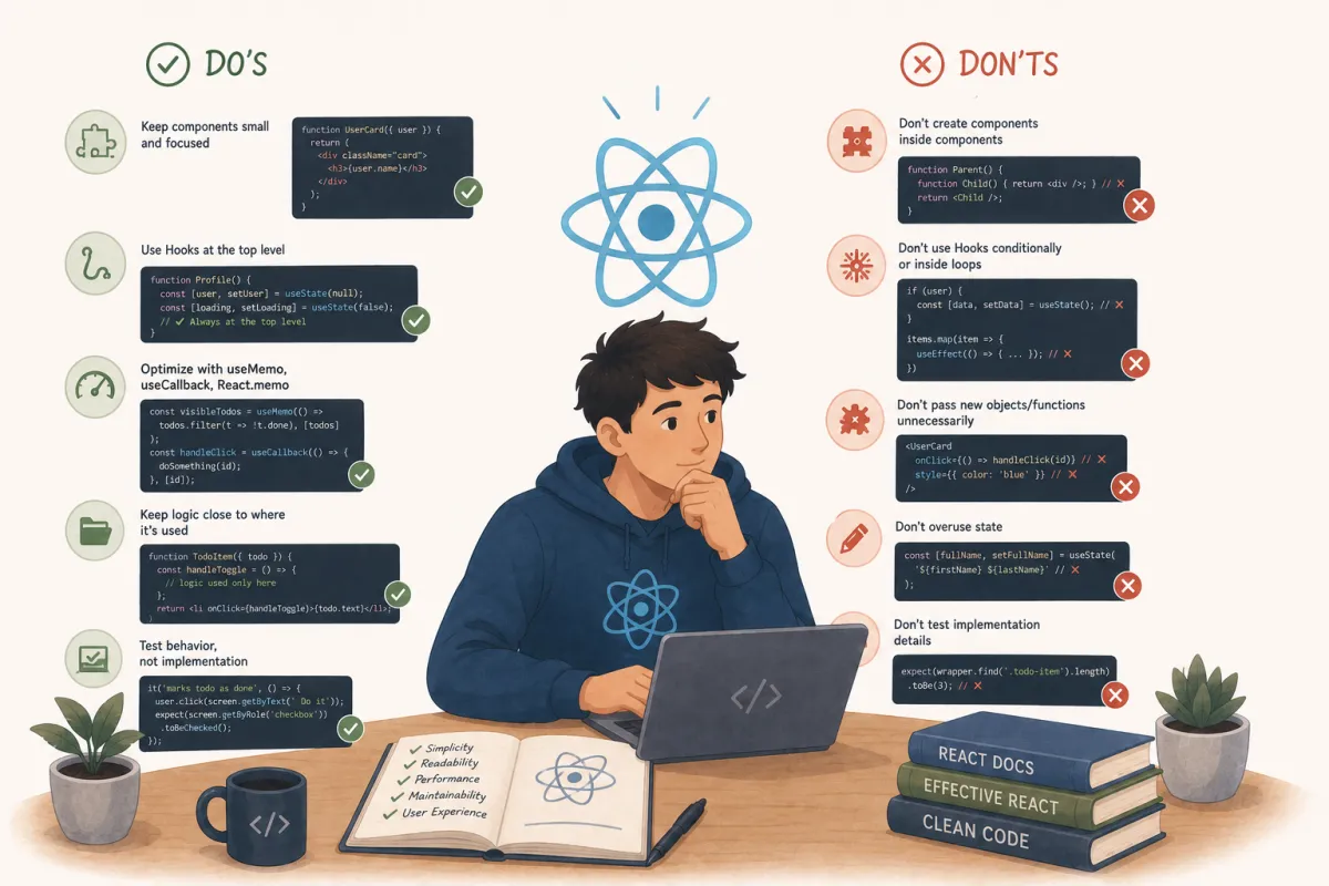 React Do's and Don'ts: Fiber, Reconciliation, and the Hooks Nobody Uses Right