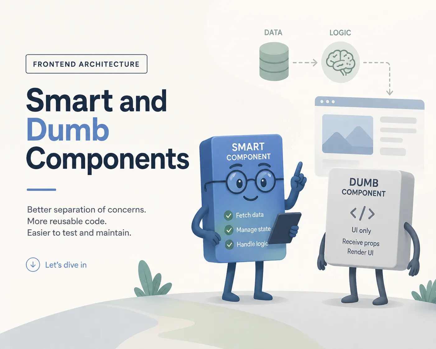 Smart vs. Dumb Components: The Split That Makes Code Maintainable