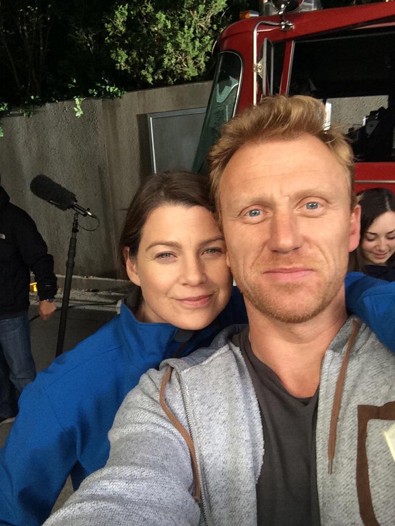 The one and only @EllenPompeo #1123 @GreysABC BTS selfie http://t.co/sOsn91fGVQ