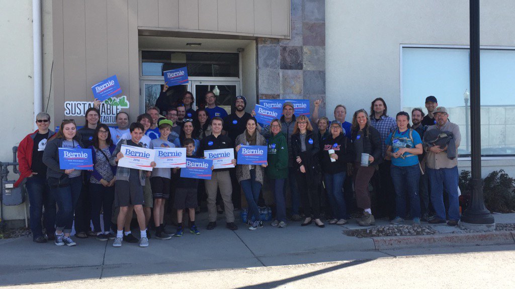 in #Utah for the day in support of #BernieSanders   are you going to Caucasus on Tuesday #Utah?!?! 
